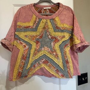 Boutique boxy crop top